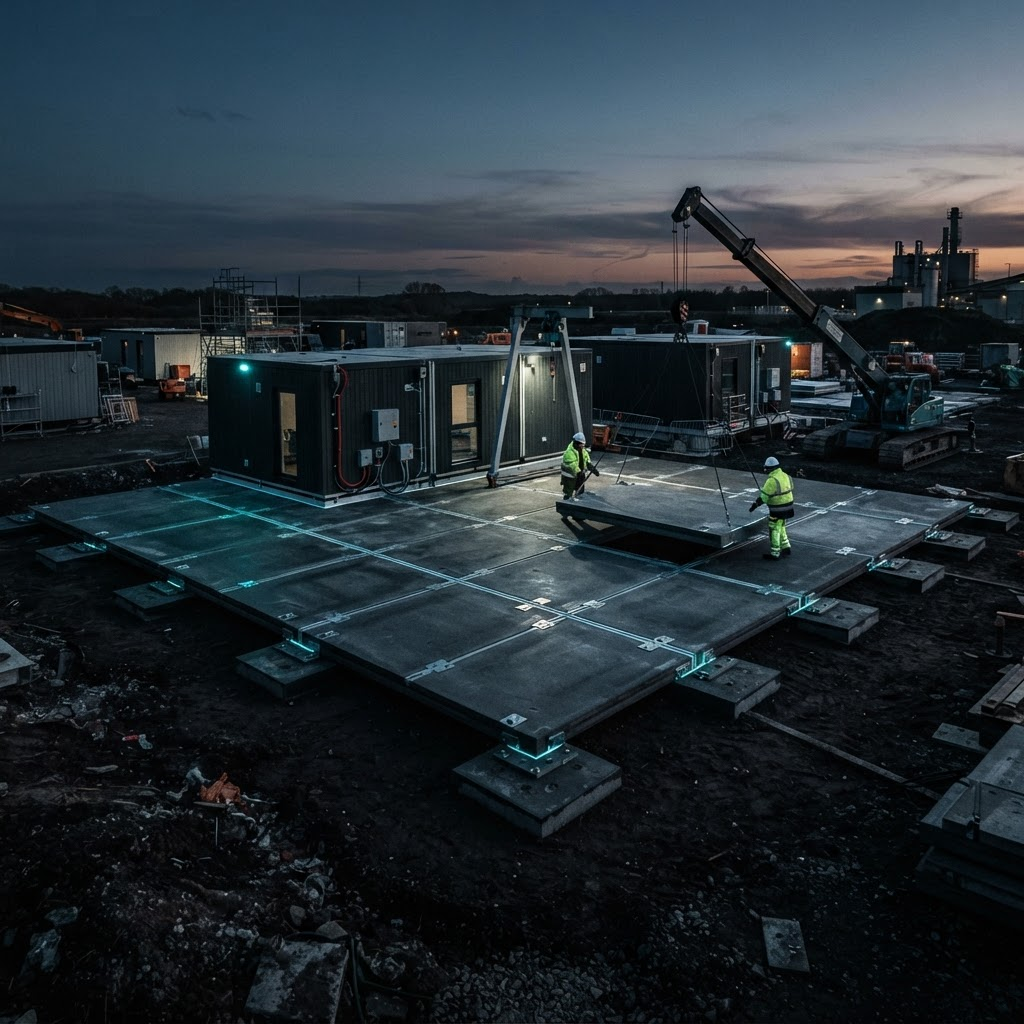 Engineered building products staged for procurement and supply